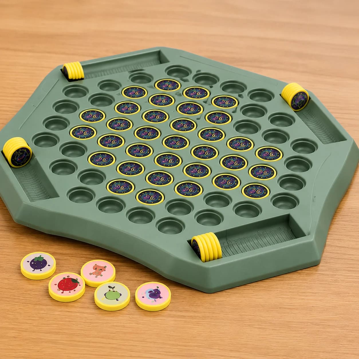 Flip & Match Memory Chess Board Game for Kids | Montessori Educational Matching Game | Animal & Fruit Theme | Parent-Child Interactive Toy | Ages 3+